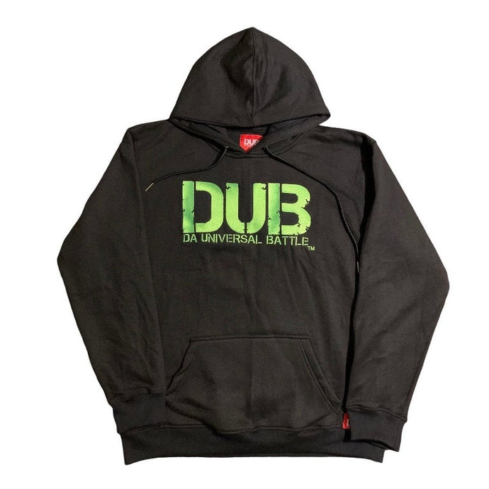 D.U.B “Signature” Hoodie - Black/Lime Green