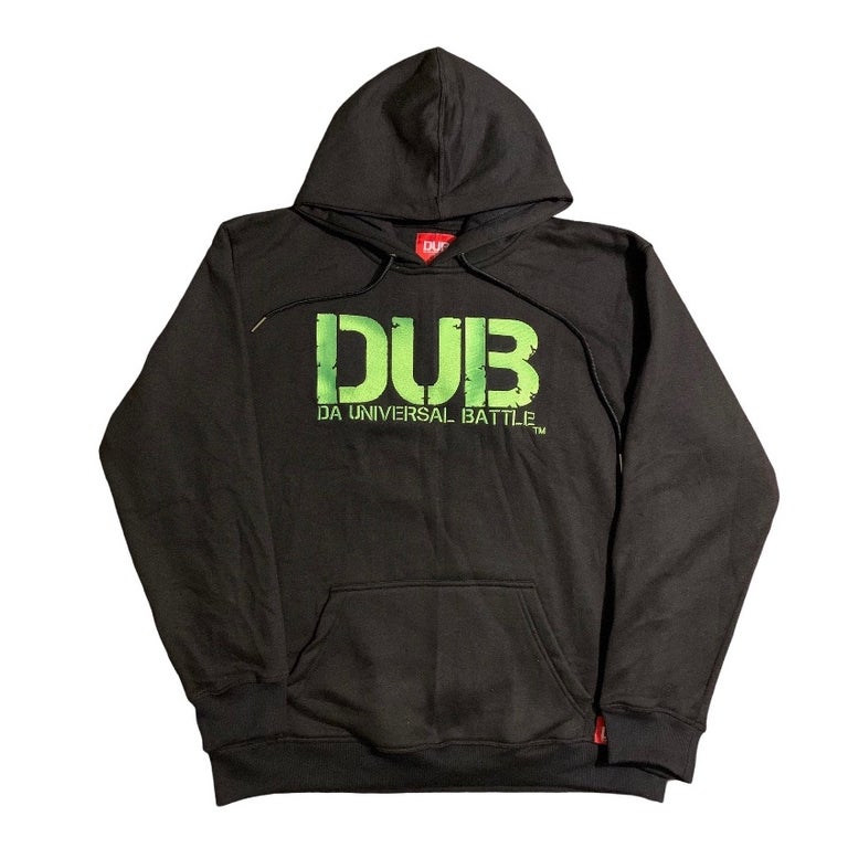 D.U.B “Signature” Hoodie - Black/Lime Green