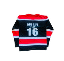 Load image into Gallery viewer, D.U.B Hockey Jersey - Red, Black, &amp; White