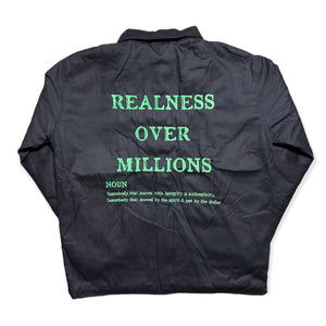 D.U.B “Realness Over Millions” Coach Jacket