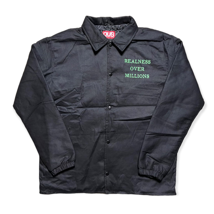 D.U.B “Realness Over Millions” Coach Jacket