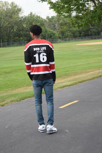 D.U.B Hockey Jersey - Red, Black, & White